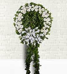 Beyaz Gerbera Çelenk