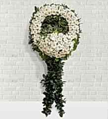 Beyaz Gerbera Çelengi